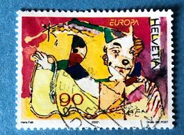 Nr. 1052 Clown mit Requisiten GESTEMPELT 2002   
