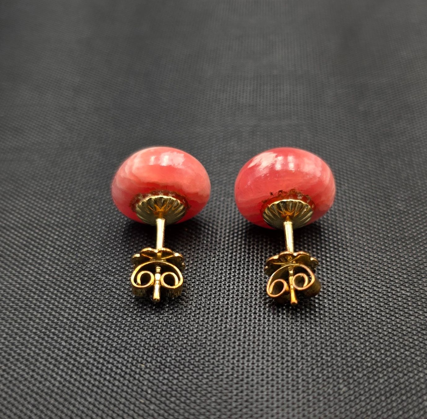 Orecchini pendenti & Orecchini a lobo: 585 Gold Ohrstecker Mit Rosa Steine – Usato da Wald ZH venduto da Dasilver 2