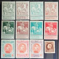 BELGIQUE - BELGIË: Lot de timbres neufs *, 1910 à 1924