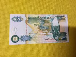 Banknoten Zâmbia 1992