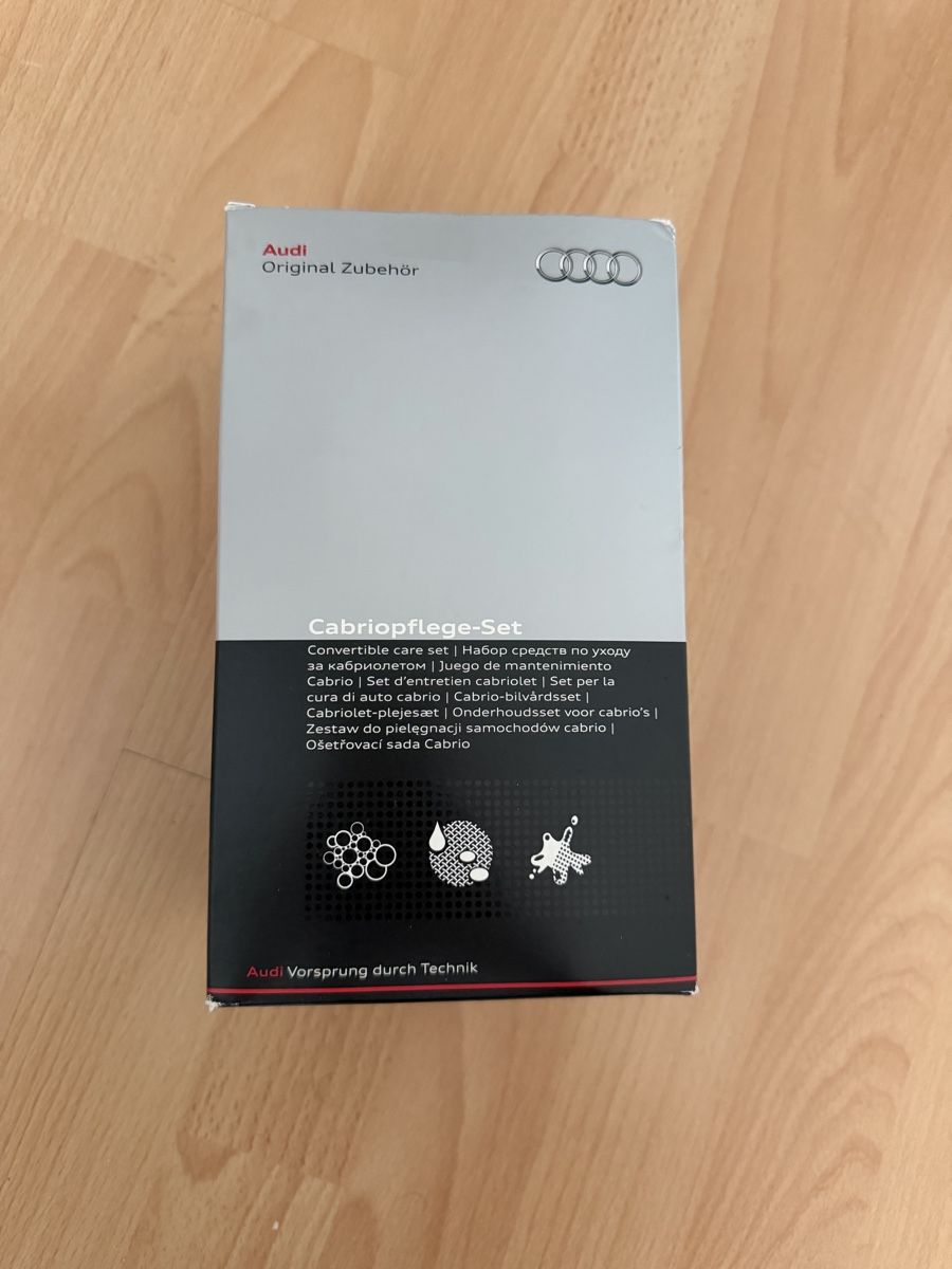 Prodotti per la cura: Audi Cabrio Pflege Set neu – Nuovo e nell'imballaggio originale da ZUG venduto da Porsche_nwp7 6