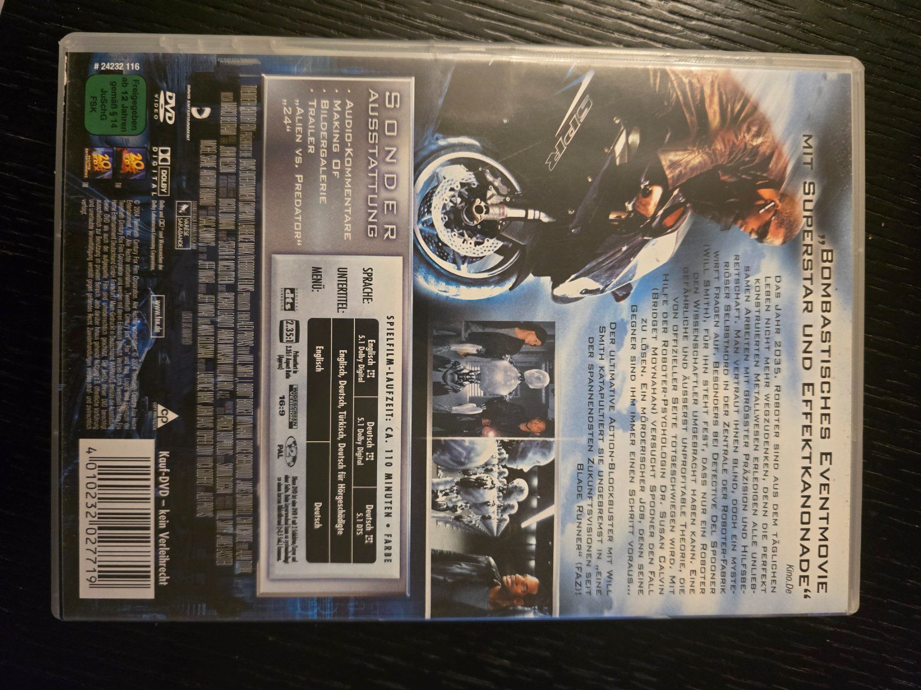 Alle DVDs: DVD irobot – Gebraucht aus Büttikon AG von Amineah 1