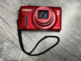 Canon IXUS 255 HS rote Digitalkamera 12 Megapixel gebraucht