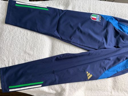 Trainingshose Adidas Italien blau neu Gr XS 