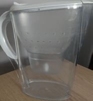 Wasserfilterkrug transparent weiss guter Zustand