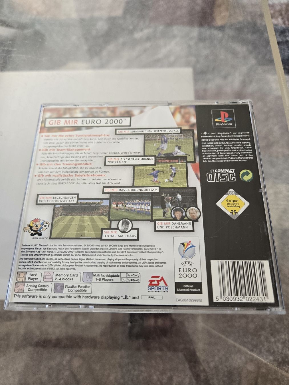 Giochi: Euro 2000 PS1 – Usato da Bussigny venduto da Kfdlt 1