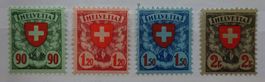 Wappenmuster Satz 163 - 166 **, SBK 600.00