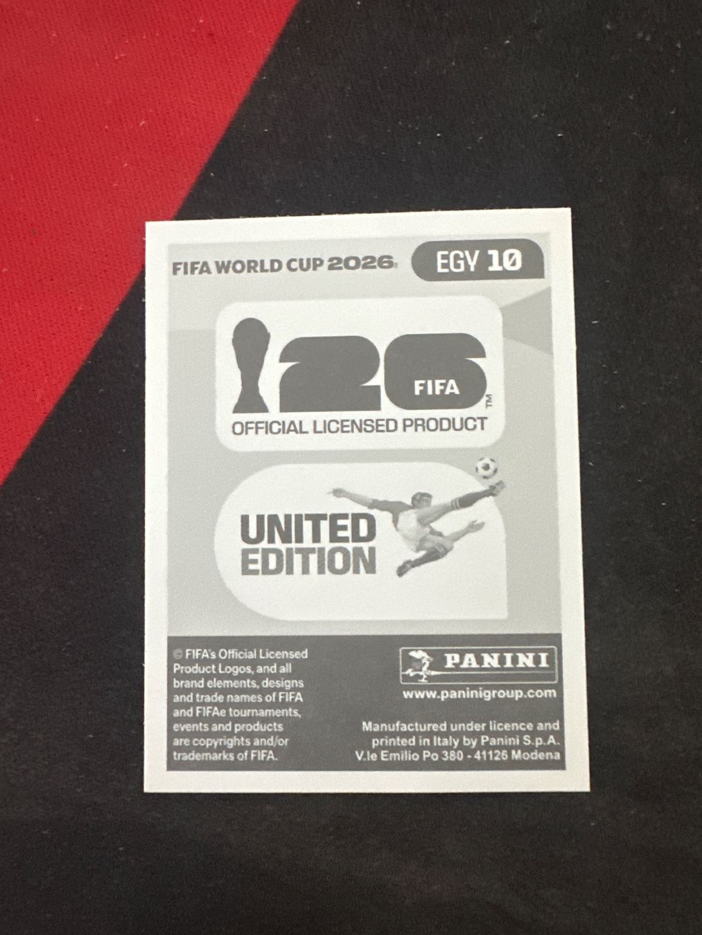 Panini Carte collezionabili: Panini FIFA WM 2026 Sticker - EGY 10 – Usato da Sulz AG venduto da DealWerk 1