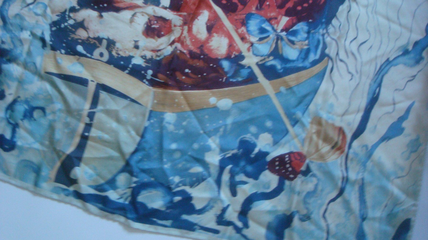 Foulard & Sciarpe: Seidentuch Dali 87 x 88 cm – Usato da Münchenstein venduto da Pesci6 1