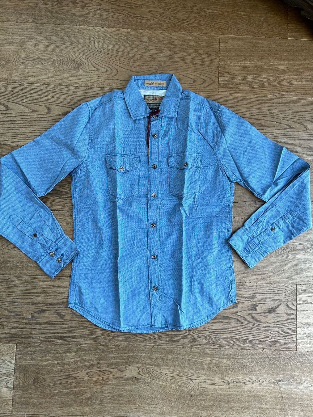 Camicie: Hemd, Petrol //NEU// S – Nuovo (secondo la descrizione) da Stettfurt venduto da outlet72