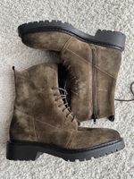 Herbst Trend: Schnürboots Gr. 38 Wildleder
