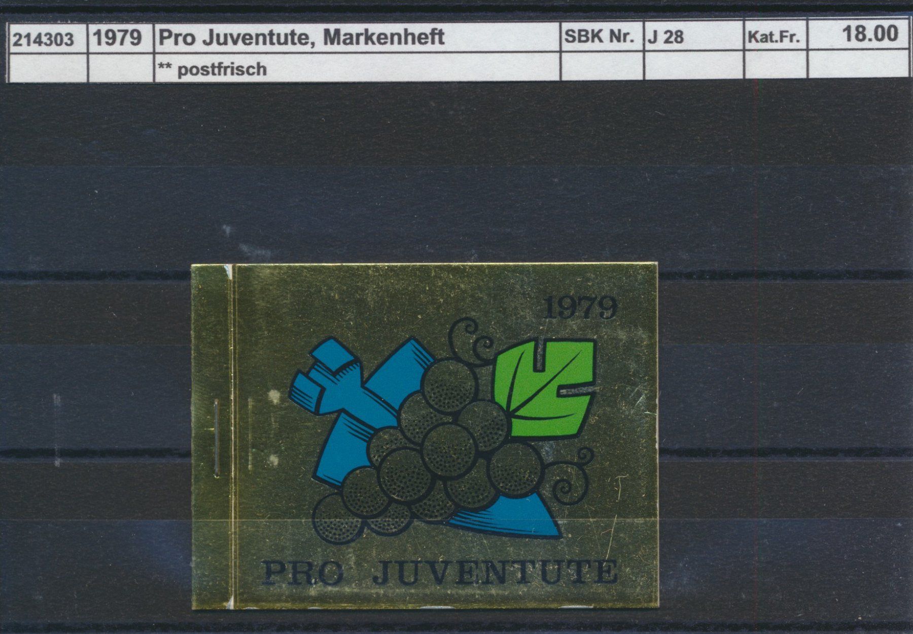 Tutti i francobolli: 1979 Pro Juventute, Markenheftchen, ** postfrisch – Nuovo (secondo la descrizione) da Winterthur venduto da Zupogeru