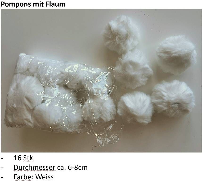 Kit bricolage: Pompons in diversen Farben – Usato da Meggen venduto da Silunietli2 1