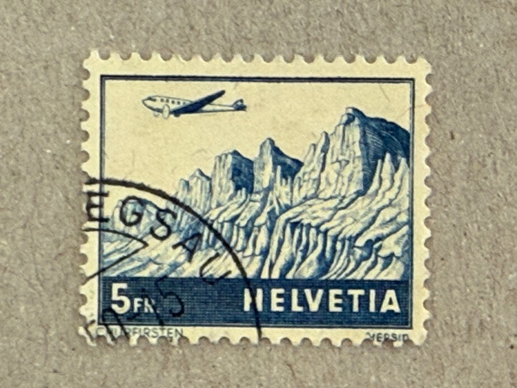 Alle Briefmarken: F34, Hasle-Rüegsau – Gebraucht aus Aarau von hilde47