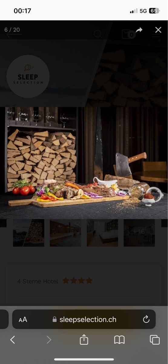 Buoni: Sleepselection Gutschein Tailormade Hotel SIHLPARK – Nuovo e nell'imballaggio originale da Wetzikon ZH venduto da ruby.brukx 1