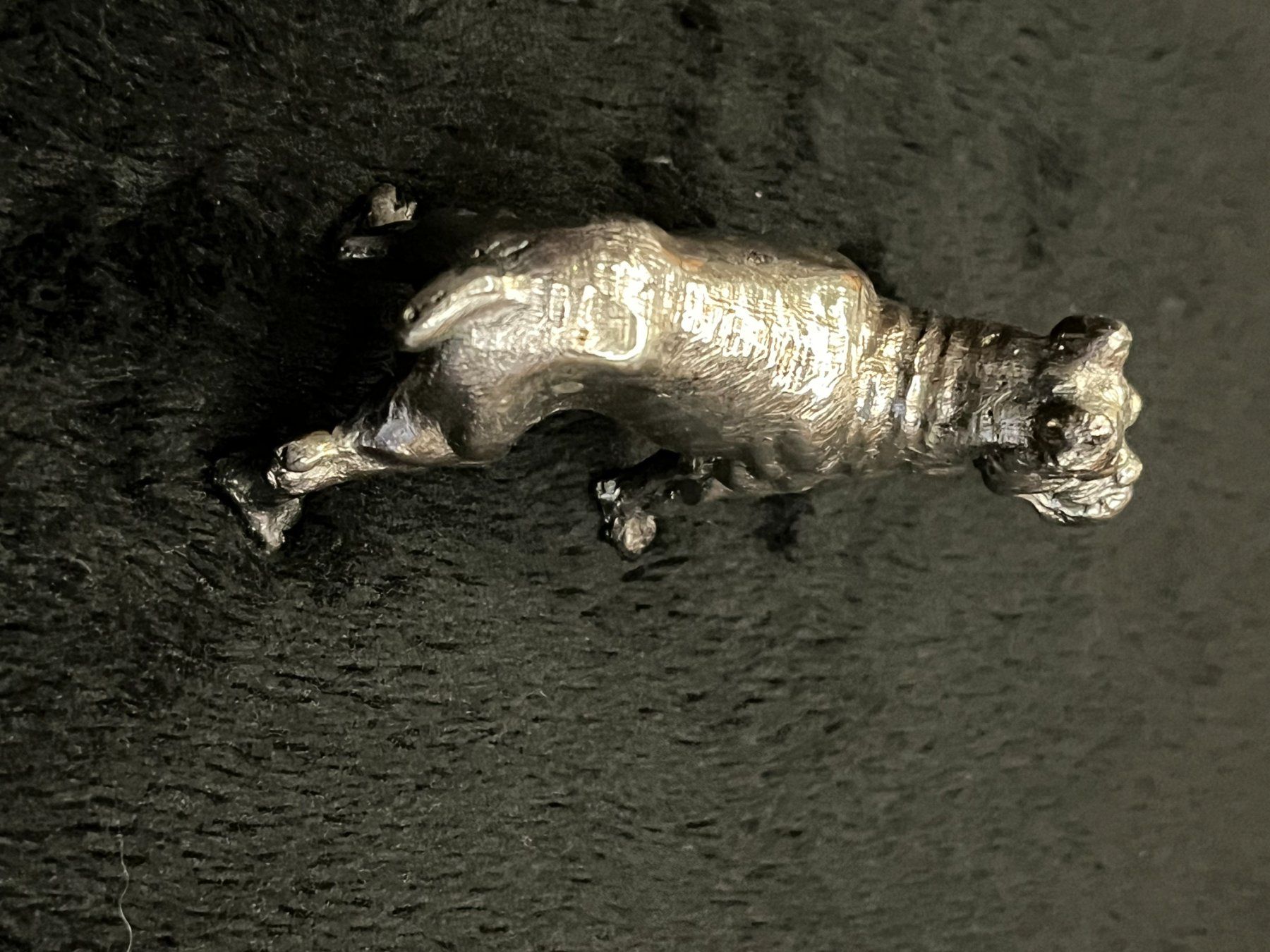 Statuette: Figur Hund Silber 925 – Usato da Bettwiesen venduto da wicking27 2