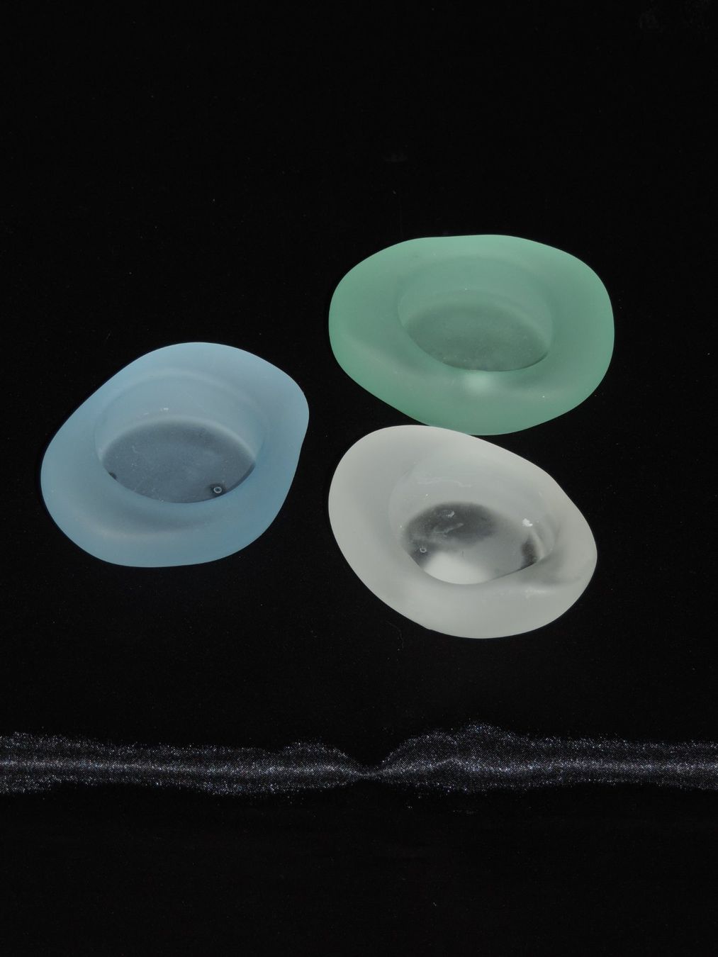 Partylite Portacandele: Teelichthalter Meeresglas Trio – Nuovo e nell'imballaggio originale da Schwarzenegg venduto da istegmann 2