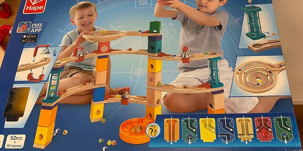 Giocattoli: Hape Quadrilla Kugelbahn, Murmelbahn – Usato da Hinterforst venduto da moliki 1