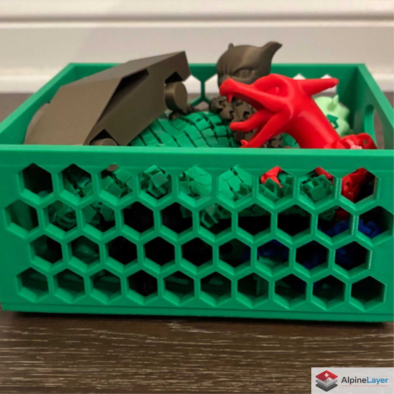 Contenitori & Simili: Stackable Storage Basket 3D Printed Organizer – Nuovo (secondo la descrizione) da Losone venduto da AlpineLayer 2
