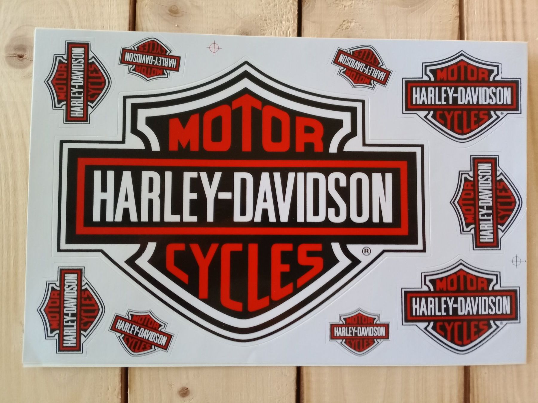 Harley-Davidson Sticker: Harley-Davidson Aufkleber Set - Neu, 27 x 17 cm – Nuovo (secondo la descrizione) da Waldenburg venduto da Wild_Thing_II