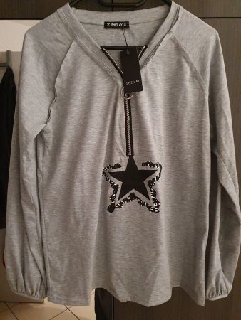 Pullover mit Sternmotiv, Gr. M / Sheilay