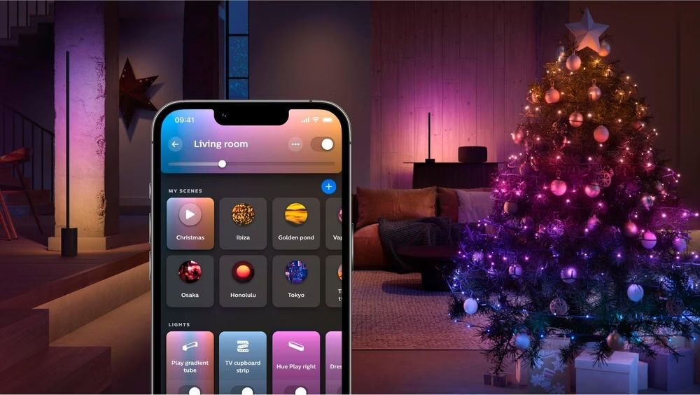 Philips Ghirlande e barre luminose: Philips Hue Lichterkette Festavia 20m+Fernbedienung – Usato da Greifensee venduto da potenza66 2