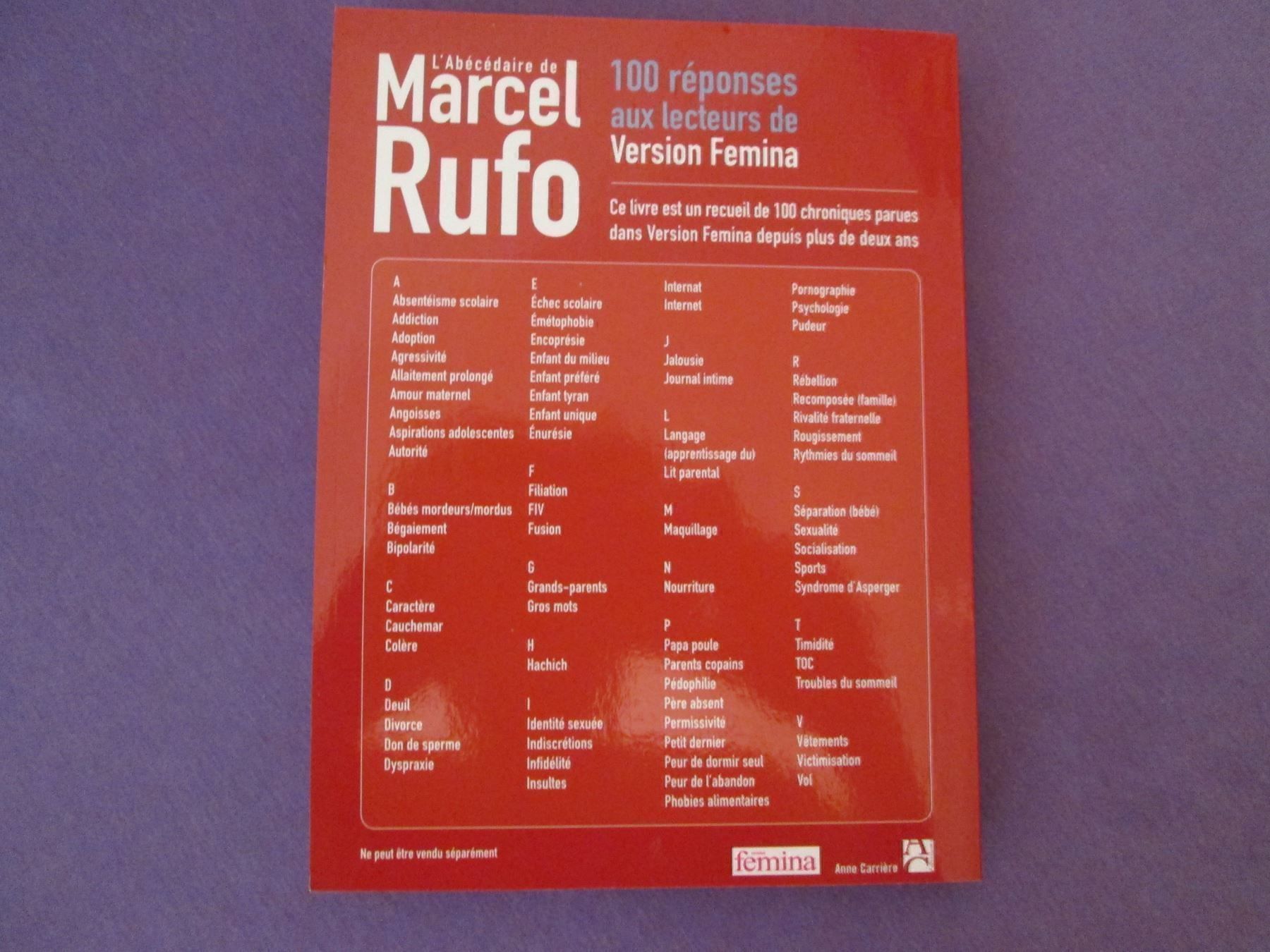 Tutti i DVDs: L'Abécédaire de Marcel Rufo – Usato da Neuchâtel venduto da Dualseele 3