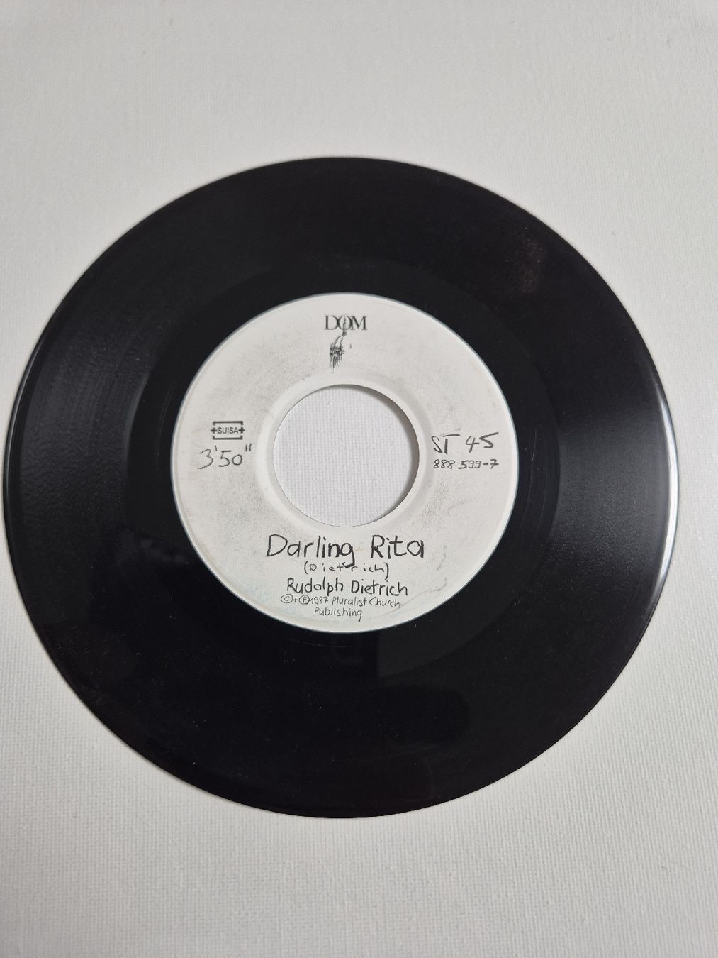 Schallplatten: l Rudolph Dietrich  - Darling Rita - Single 7 , CH – Gebraucht aus Uster von newwave0 3