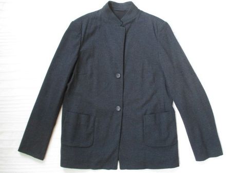 Jil Sander - dunkelgrauer Blazer Wolljacke Gr. 42
