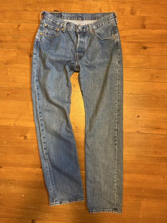 Levi's 501 Jeans W30L32 in blau