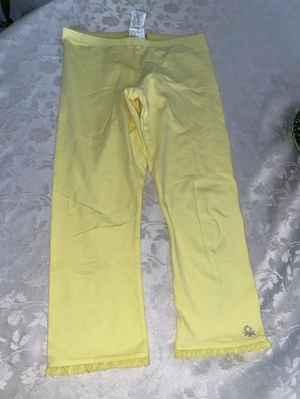 Leggings fille jaune United Colors of Benetton