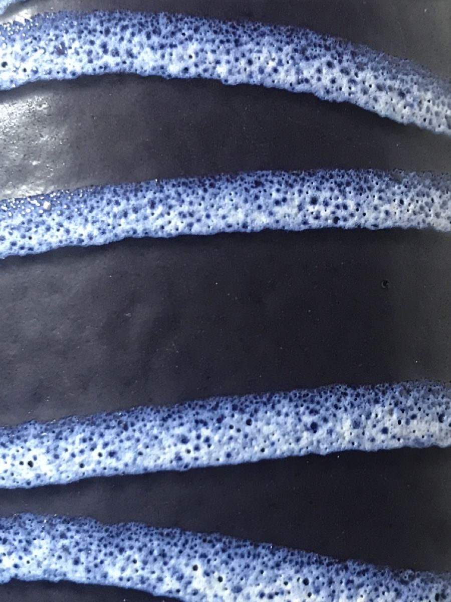 Vasen & Gefässe: Vase Scheurich W.Germany bleu 18cm fat lava – Gebraucht aus Winterthur von SilverFR 6