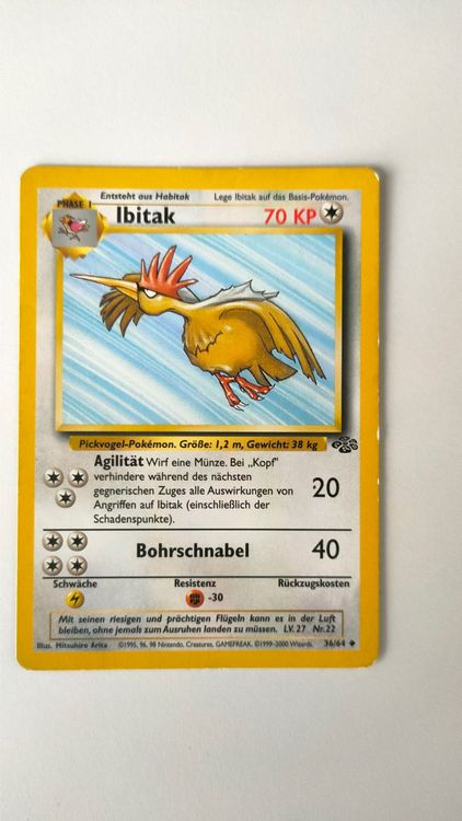 Ibitak - Pokemon - Dschungel (Gebraucht) in Subingen für CHF 1.5 – mit ...