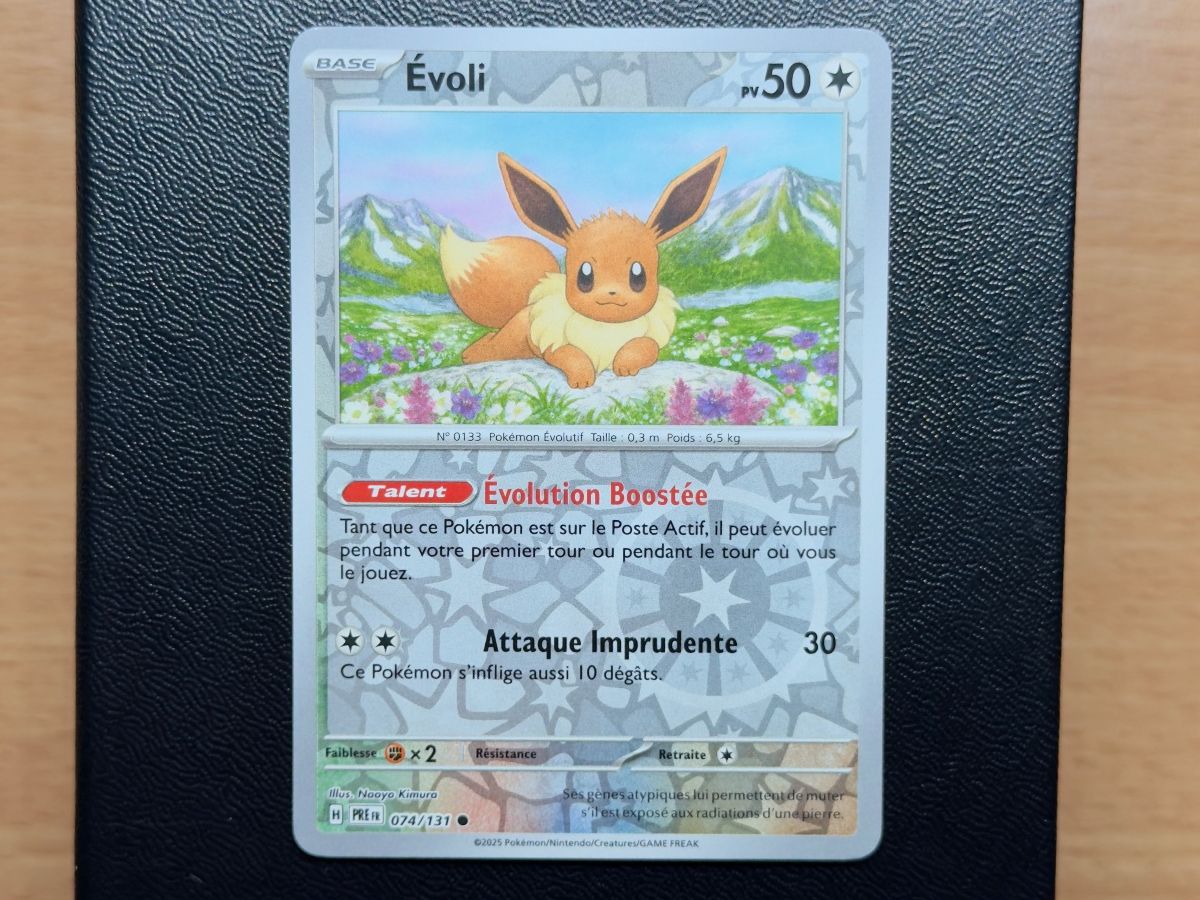 Pokémon Carte collezionabili: Évoli REVERSE (074/131) - Évolutions Prismatiques - PRE FR – Usato da Chézard-St-Martin venduto da Kro_Cards