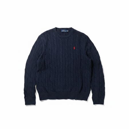 Pull torsadé Polo Ralph Lauren Bleu marine - L #17