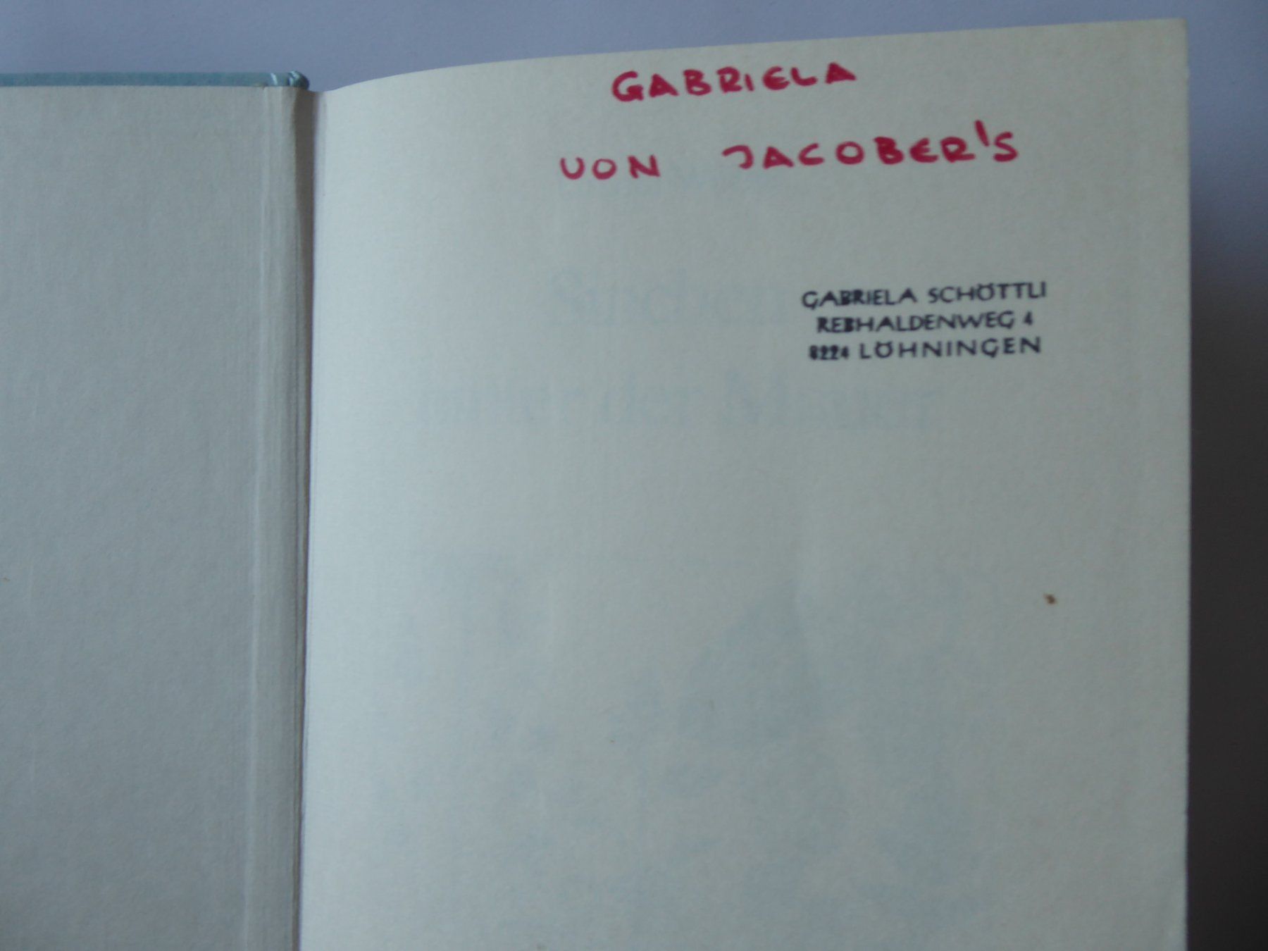 Livres: Buch Sinchen hinter der Mauer, Ursula Wölfel – D'occasion à Turbenthal par Panau 1