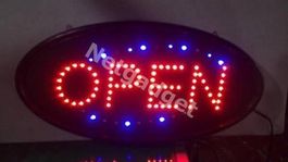 GEÖFFNET Reklame Leuchtschild (OPEN)