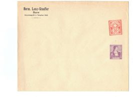 CH Brief PP Privatumschlag Lanz Stauffer Bern um 1900 **