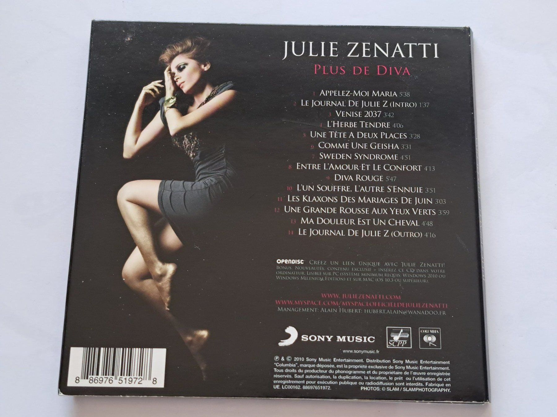 CD: Cd Julie Zenatti - Plus de diva – Usato da Pully venduto da bro_n52j 1