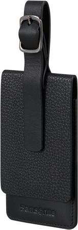 Samsonite Leder Gepäckanhänger Schwarz