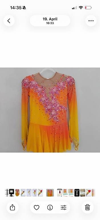 Leibchen & Hosen: Wunderschönes Kürkleid mit Ombré-Effekt – Gebraucht aus Rüthi (Rheintal) von nad_8fvx