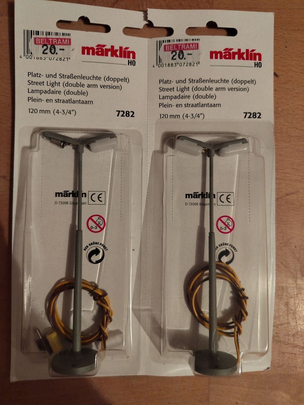 Märklin Modellini di ferrovie: Märklin Platz-Strassenleuchte – Nuovo e nell'imballaggio originale da Rafz venduto da Puma059 2