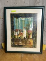 Tableau Genève environ 70x85 encadré