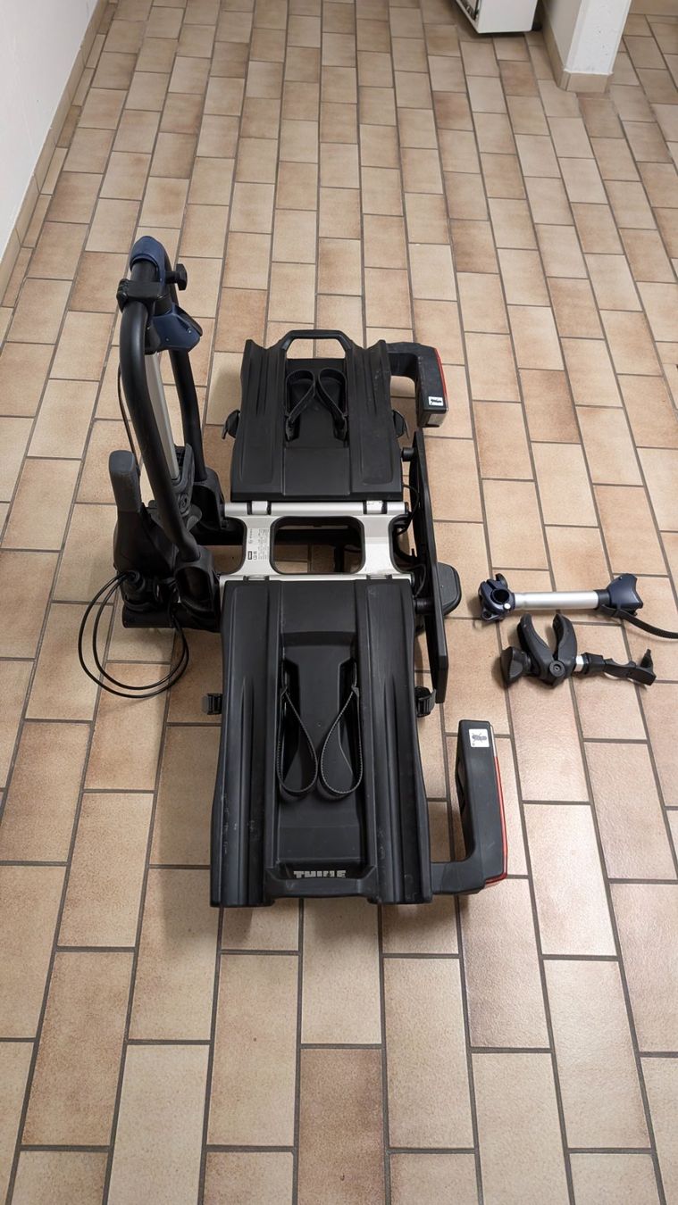 Porte-vélos Thule EasyFold XT F – 2 Vélos, Attelage, Compatible électriques