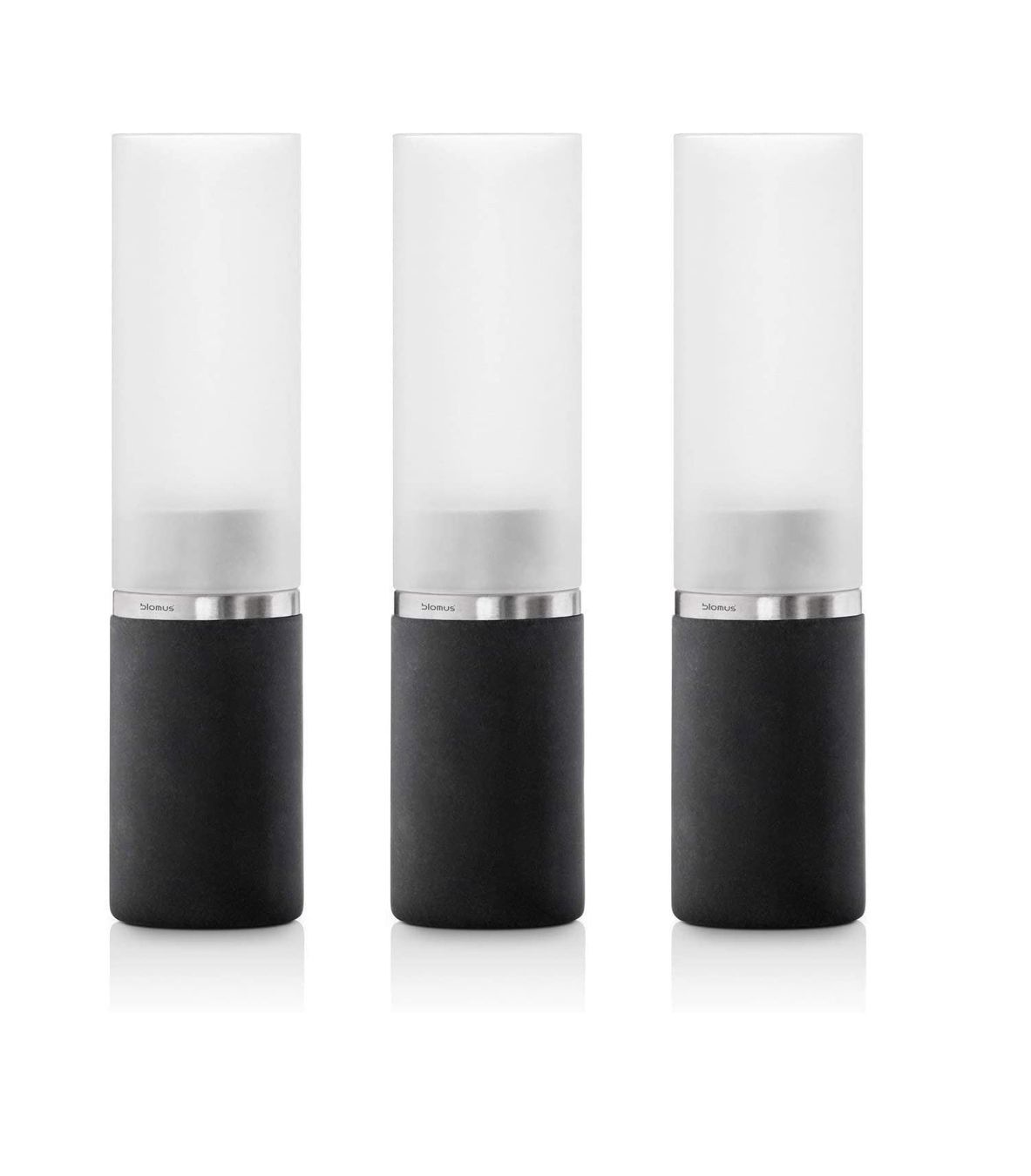 Blomus Portacandele: Blomus 65397 Windlichter 3er Set FARO – Nuovo e nell'imballaggio originale da Kägiswil venduto da nick333