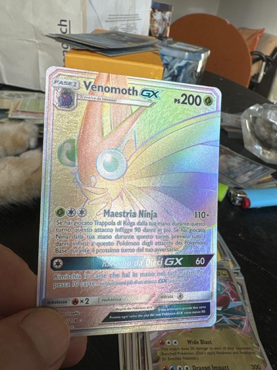 Pokémon Sammelbilder & Trading cards: Venomoth GX (UNB 216) Unbroken Bonds – Gebraucht aus Davesco-Soragno von luiginix3939 2