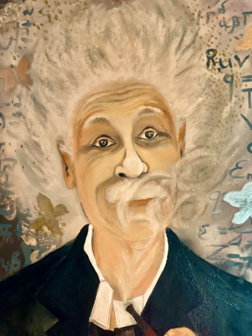 Dipinti: Einstein  /Oil Bild Kunst Doks – Nuovo (secondo la descrizione) da Beromünster venduto da dok_b8mf 2