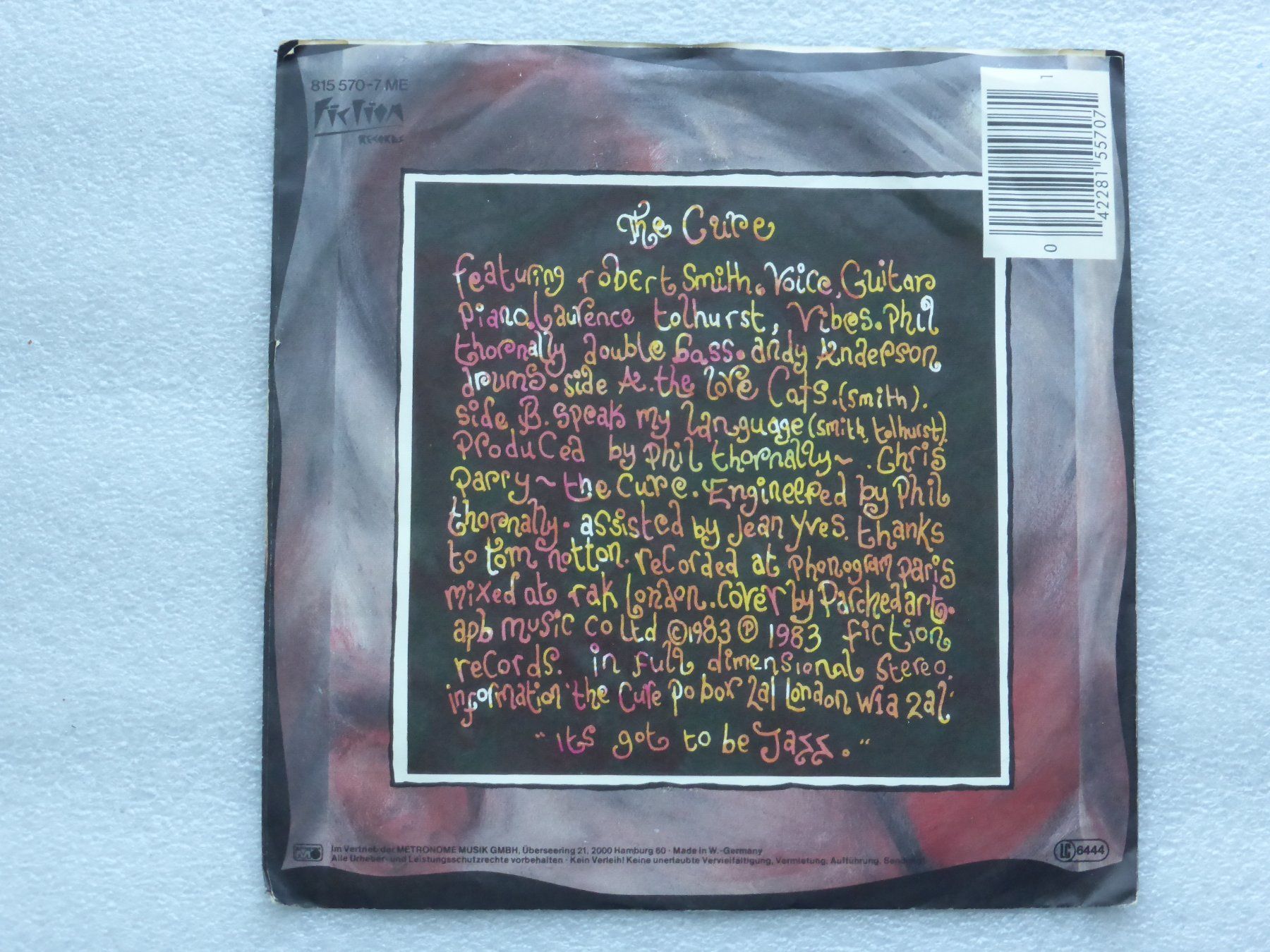 Schallplatten: Vinyl Single   THE CURE – Gebraucht aus Küssnacht am Rigi von Mondkinder 3
