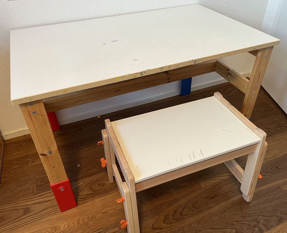 Kindertisch & hocker höhenverstellbar von Ikea Kaufen auf Ricardo