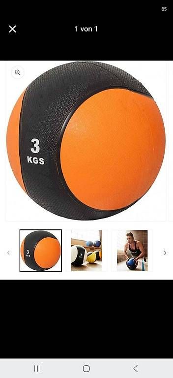 Palloni: Medizinball 3kg – Nuovo e nell'imballaggio originale da Safenwil venduto da Brumanu01